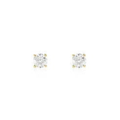 Histoire d'Or Boucles D'oreilles Puces Or Jaune Aphrodite Diamants* Boucles D'Oreilles|Clous D'Oreilles