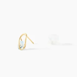 Histoire d'Or Boucles D'oreilles Puces Or Jaune Berecyntia Topaze* Boucles D'Oreilles|Clous D'Oreilles