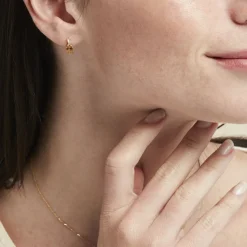 New Histoire d'Or Boucles D'oreilles Puces Or Jaune Clothilde or jaune citrine