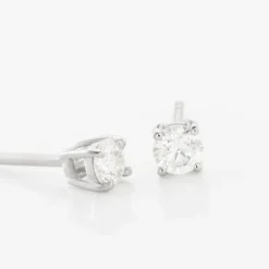 Histoire d'Or Boucles D'oreilles Puces Or Blanc Victoria Diamants* Boucles D'Oreilles|Clous D'Oreilles