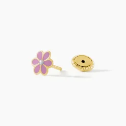 Histoire d'Or Boucles D'oreilles Puces Or Jaune Talia Email* Boucles D'Oreilles|Clous D'Oreilles