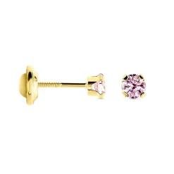 Histoire d'Or Boucles D'oreilles Puces Pepita Or Jaune Oxyde De Zirconium* Boucles D'Oreilles|Clous D'Oreilles