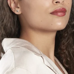 Histoire d'Or Boucles D'oreilles Puces Potentille Or Jaune Saphir* Boucles D'Oreilles|Clous D'Oreilles