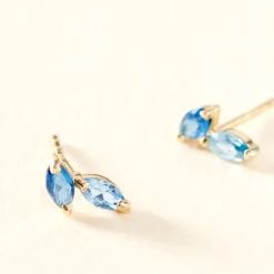 Histoire d'Or Boucles D'oreilles Puces Pelya Or Jaune Oxyde De Zirconium* Boucles D'Oreilles|Clous D'Oreilles