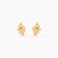 Histoire d'Or Boucles D'oreilles Puces Pegasus Or Jaune* Boucles D'Oreilles|Clous D'Oreilles