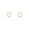 Online Histoire d'Or Boucles D'oreilles Puces Piety Or Jaune Perle De Culture Oxyde