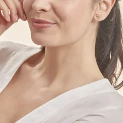 Clearance Histoire d'Or Boucles D'oreilles Puces Philine Fleur Or Jaune