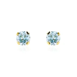 Histoire d'Or Boucles D'oreilles Puces Pepita Or Jaune Oxyde De Zirconium* Boucles D'Oreilles|Clous D'Oreilles