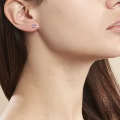 Histoire d'Or Boucles D'oreilles Puces Parmeclos Or Jaune Amethyste* Boucles D'Oreilles|Clous D'Oreilles