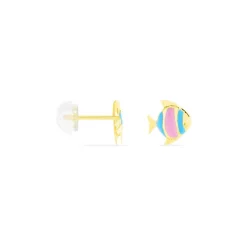 Histoire d'Or Boucles D'oreilles Puces Poisson Or Jaune* Boucles D'Oreilles|Clous D'Oreilles