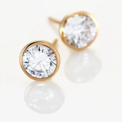 Histoire d'Or Boucles D'oreilles Puces Plaqué Or Jaune Niclaus Oxyde* Boucles D'Oreilles|Boucles D'Oreilles Fantaisie