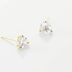 Discount Histoire d'Or Boucles D'oreilles Puces Poinsettia Or Jaune Oxyde
