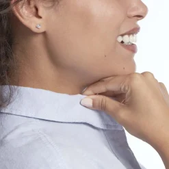 Discount Histoire d'Or Boucles D'oreilles Puces Poinsettia Or Jaune Oxyde