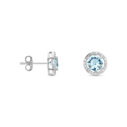 Histoire d'Or Boucles D'oreilles Puces Rio Argent Blanc Oxyde* Boucles D'Oreilles|Boucles D'Oreilles Fantaisie