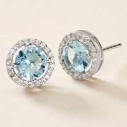 Histoire d'Or Boucles D'oreilles Puces Rio Argent Blanc Oxyde* Boucles D'Oreilles|Boucles D'Oreilles Fantaisie