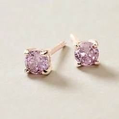 Outlet Histoire d'Or Boucles D'oreilles Puces Rio Argent Rose Oxyde argent rose oxyde rose