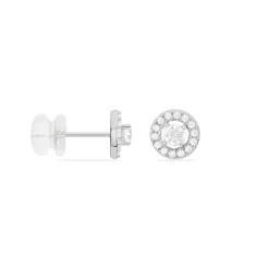 Histoire d'Or Boucles D'oreilles Puces Star Or Blanc Oxyde De Zirconium* Boucles D'Oreilles|Clous D'Oreilles