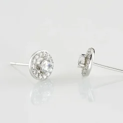 Histoire d'Or Boucles D'oreilles Puces Star Or Blanc Oxyde De Zirconium* Boucles D'Oreilles|Clous D'Oreilles