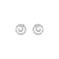 Outlet Histoire d'Or Boucles D'oreilles Puces Selima Argent Blanc