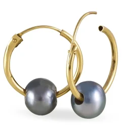 Histoire d'Or Boucles D'oreilles Puces Suraya Or Jaune Perle De Culture* Boucles D'Oreilles|Boucles D'Oreilles Créoles