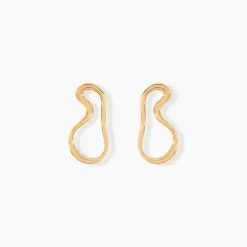 Outlet Histoire d'Or Boucles D'oreilles Puces Seyda Plaqué Or Jaune