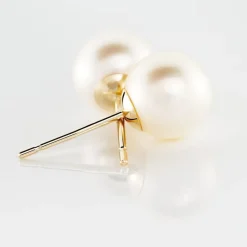 Histoire d'Or Boucles D'oreilles Puces Suki Or Jaune Perle De Culture* Boucles D'Oreilles|Clous D'Oreilles