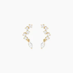 Histoire d'Or Boucles D'Oreilles Puces Sparkle Or Jaune Oxyde De Zirconium* Boucles D'Oreilles|Clous D'Oreilles