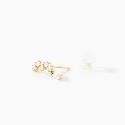 Histoire d'Or Boucles D'Oreilles Puces Sparkle Or Jaune Oxyde De Zirconium* Boucles D'Oreilles|Clous D'Oreilles