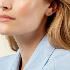 Histoire d'Or Boucles D'Oreilles Puces Sparkle Or Jaune Oxyde De Zirconium* Boucles D'Oreilles|Clous D'Oreilles