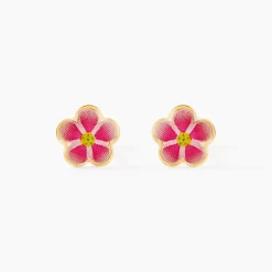 Outlet Histoire d'Or Boucles D'oreilles Puces Syna Fleur Or Jaune