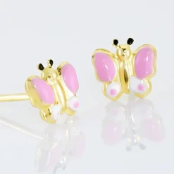 Histoire d'Or Boucles D'oreilles Puces Sienna Papillon Or Jaune* Boucles D'Oreilles|Clous D'Oreilles