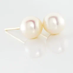 Online Histoire d'Or Boucles D'oreilles Puces Suki Or Jaune Perle De Culture