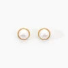 Histoire d'Or Boucles D'oreilles Puces Siera Or Jaune Perle De Culture* Boucles D'Oreilles|Clous D'Oreilles