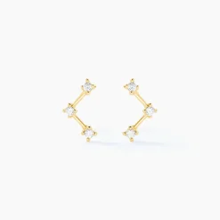 Histoire d'Or Boucles D'oreilles Puces Sterre Or Jaune Oxyde De Zirconium* Boucles D'Oreilles|Clous D'Oreilles