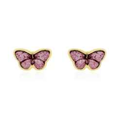 Histoire d'Or Boucles D'oreilles Puces Sulivia Papillon Or Jaune* Boucles D'Oreilles|Clous D'Oreilles