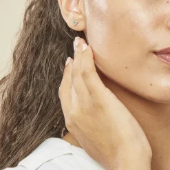 Histoire d'Or Boucles D'oreilles Puces Severine Argent Blanc* Boucles D'Oreilles|Boucles D'Oreilles Fantaisie