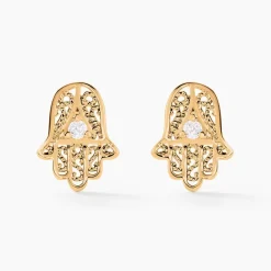 Outlet Histoire d'Or Boucles D'oreilles Puces Stijn Oxydes De Zirconium