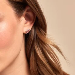 Histoire d'Or Boucles D'oreilles Puces Tiara Or Jaune Améthyste Oxyde De Zirconium* Boucles D'Oreilles|Clous D'Oreilles