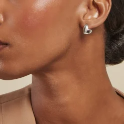 Sale Histoire d'Or Boucles D'oreilles Puces Te Amo Argent Blanc