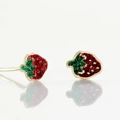 Histoire d'Or Boucles D'oreilles Puces Tharia Fraise Or Jaune* Boucles D'Oreilles|Clous D'Oreilles