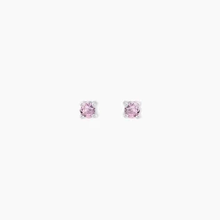 Best Histoire d'Or Boucles D'oreilles Puces Tehora Argent Blanc Oxyde De Zirconium
