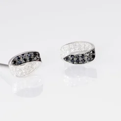 Best Histoire d'Or Boucles D'oreilles Puces Urania Or Blanc Diamant
