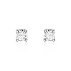 Histoire d'Or Boucles D'oreilles Puces Victoria Or Blanc Diamant* Boucles D'Oreilles|Clous D'Oreilles