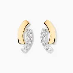 Histoire d'Or Boucles D'oreilles Puces Vero Or Jaune Oxyde De Zirconium* Boucles D'Oreilles|Clous D'Oreilles