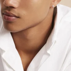 Hot Histoire d'Or Boucles D'oreilles Puces Victoria Or Blanc Diamant