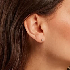 Histoire d'Or Boucles D'oreilles Puces Wen Or Jaune Oxyde De Zirconium* Boucles D'Oreilles|Clous D'Oreilles