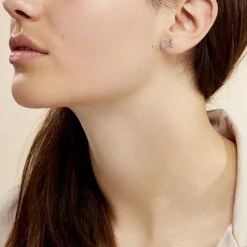 Histoire d'Or Boucles D'oreilles Puces Wiem Argent Blanc* Boucles D'Oreilles|Boucles D'Oreilles Fantaisie