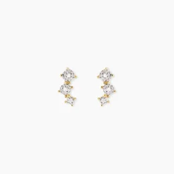 Histoire d'Or Boucles D'oreilles Puces Xene Or Jaune Diamant* Boucles D'Oreilles|Clous D'Oreilles