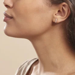 Histoire d'Or Boucles D'oreilles Puces Youssa Barrettes Or Jaune Strass* Boucles D'Oreilles|Clous D'Oreilles