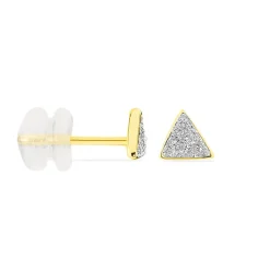 Hot Histoire d'Or Boucles D'oreilles Puces Yora Or Jaune